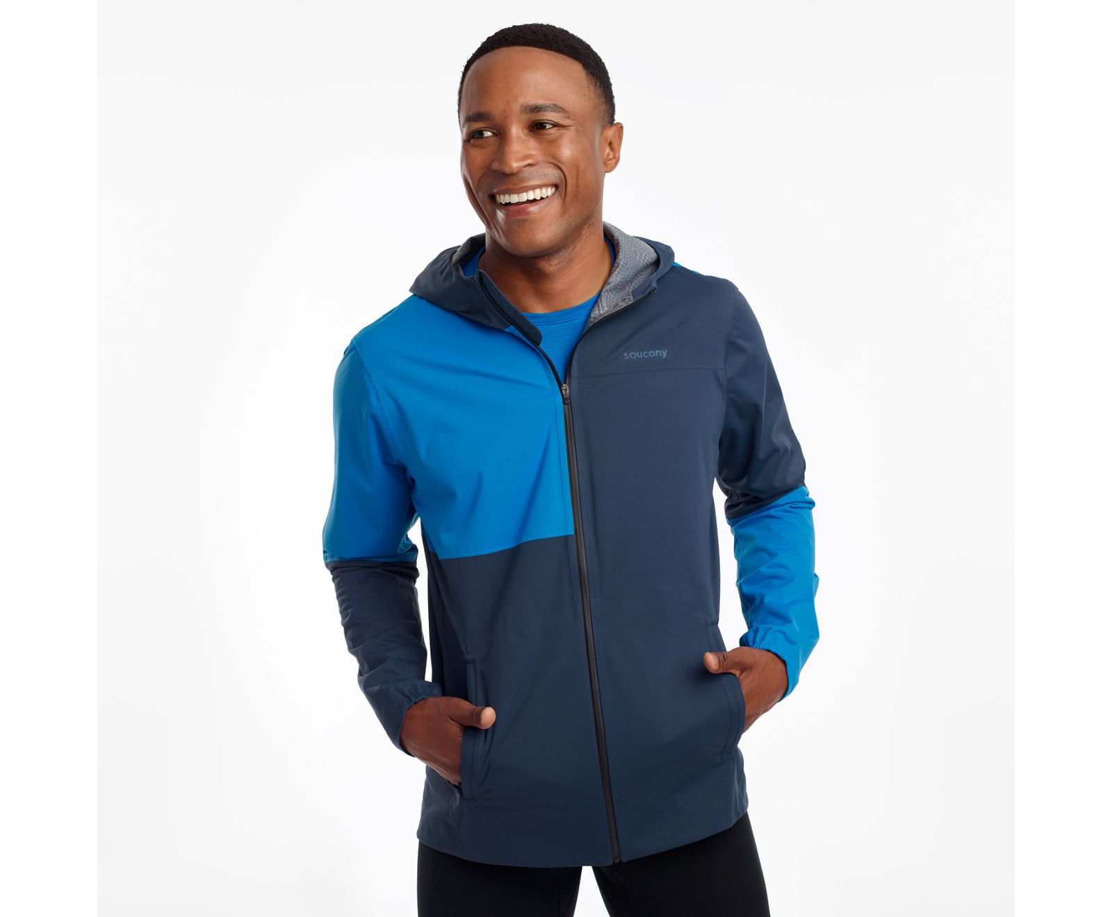Chaquetas Saucony Drizzle 2.0 Hombre Azules | México 614HAPK